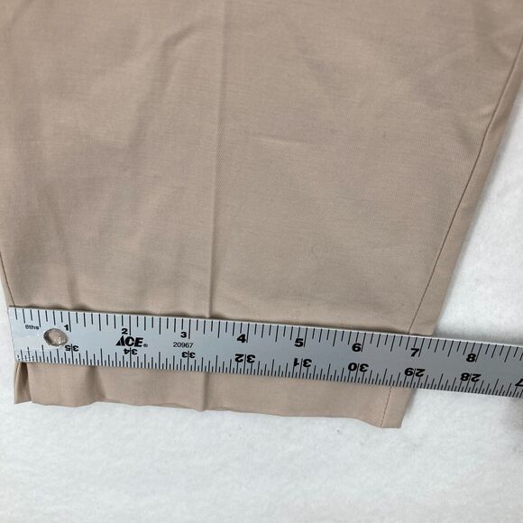 Ann Taylor Factory Ankle Pant Women's 8P Petite Brown Stretch Mid Rise Career - Picture 7 of 12